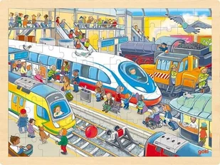 Puzzle Stacja kolejowa - puzzle - Puzzle - miniaturka - grafika 1