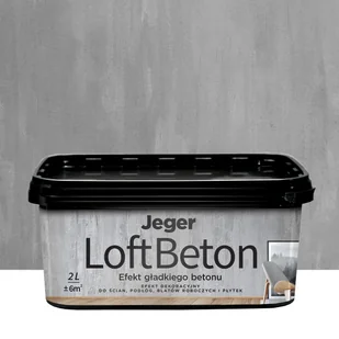 Efekt dekoracyjny LOFT BETON 2 l kolor nr 3 Efekt betonu JEGER - Tynki - miniaturka - grafika 1