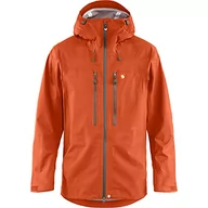 Kurtki męskie - FJALLRAVEN FJÄLLRÄVEN Męska kurtka Bergtagen Eco-Shell M Sport, Hokkaido Orange, S 86621 - miniaturka - grafika 1