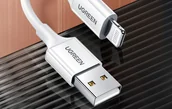 Kable USB - Kabel Lightning do USB UGREEN 2.4A US155, 0.5m (biały) - miniaturka - grafika 1