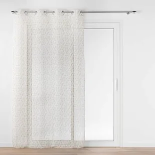 Beżowa firanka z woalu 137x280 cm Farandole – douceur d'intérieur - Firany - miniaturka - grafika 1
