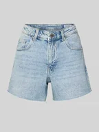Spodenki damskie - Szorty jeansowe o kroju regular fit z mieszanki bawełny model ‘TESS’ - miniaturka - grafika 1