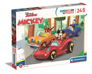 Clementoni Puzzle 24 Maxi Super Kolor Mickey - - Puzzle - miniaturka - grafika 2