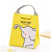 Torby sportowe - Torba termiczna do przenoszenia żywności LUNCH BOX słoń PJM17WZ2ZO - miniaturka - grafika 1