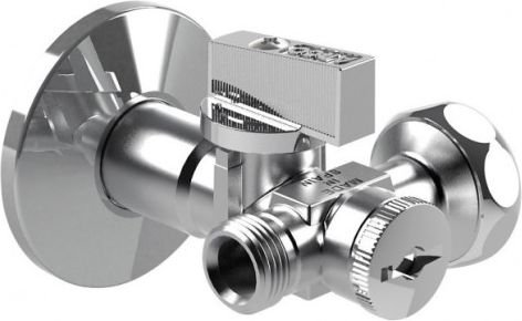 Arco Zawór kątowy Dual z ﬁltrem bez nakrętki antykamienny 1/2