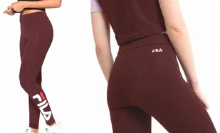 LEGGINSY DAMSKIE GETRY FILA WOMEN LEGGINGS SPODNIE DRESOWE R. M - Legginsy - miniaturka - grafika 1