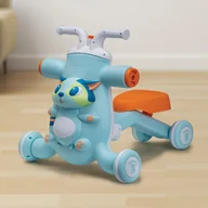 Place zabaw - Nettlife 3 w 1 Wielofunkcyjny samochodzik dla dzieci: chodzik, szybowiec i hulajnoga, odpowiedni dla dzieci w wieku 0-5 lat, regulowana wysokość - miniaturka - grafika 1