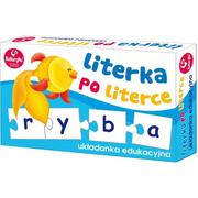 Gry planszowe - Kukuryku Układanka Literka po Literce G-0390 - miniaturka - grafika 1