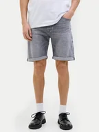 Spodenki męskie - Jack&Jones Szorty jeansowe Rick 12269612 Szary Regular Fit - miniaturka - grafika 1