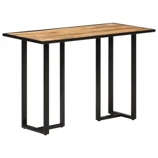 vidaXL Stół do jadalni, 110x55x75,5 cm, lite drewno mango - Stoły - miniaturka - grafika 1