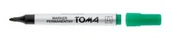 Markery permanentne - Toma Marker permanentny TO-090 okrągły zielony TO-090/Z - miniaturka - grafika 1