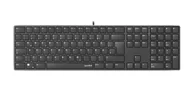 Klawiatury - SPEEDLINK SL-640010-BK klawiatura Biuro USB Niemiecki Czarny SL-640010-BK SL-640010-BK - miniaturka - grafika 1