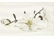 Płytki ceramiczne - Płytka ścienna LIRA white flower 25x40 gat. II - miniaturka - grafika 1