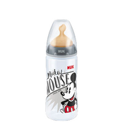 Butelki dla niemowląt - Butelka do karmienia Nuk Baby Bottle First Choice PP Mickey Mouse M Latex Niebieski 300ml - miniaturka - grafika 1