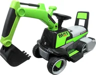 Pojazdy elektryczne dla dzieci - R-Sport Koparka C3 zielona na akumulator Muzyka światła LED - miniaturka - grafika 1