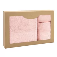 Ręczniki - Zestaw 3 ręczników Solano Róż Kwarcowy 30x50+50x90+70x140 Darymex - miniaturka - grafika 1