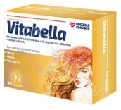 Włosy, skóra, paznokcie - SILESIAN PHARMA SP ZOO Rodzina Zdrowia Vitabella x 90 kaps - miniaturka - grafika 1