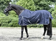 Derki dla konia - BUSSE Derka padokowa ASTANA LIGHT 100g 1680D - navy - miniaturka - grafika 1