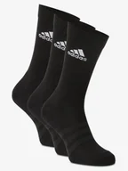 Skarpetki męskie - adidas Performance Skarpety pakowane po 3 szt. Mężczyźni drobna dzianina czarny jednolity, M - miniaturka - grafika 1