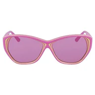 Okulary przeciwsłoneczne - KARL LAGERFELD KL6103S Okulary, Pink/Yellow, 58/13/140 dla kobiet, Różowy/żółty, 58/13/140 - miniaturka - grafika 1