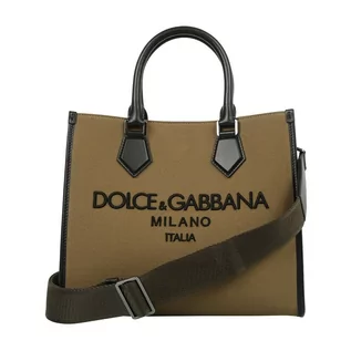 Torby i wózki na zakupy - Dolce & Gabbana, shopping bag Zielony, male, - grafika 1