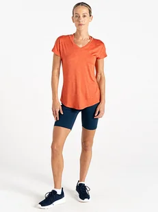 Dare 2b Koszulka sportowa "Vigilant Tee" w kolorze pomarańczowym - Koszulki sportowe damskie - miniaturka - grafika 1