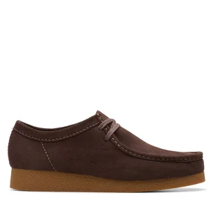 Półbuty Clarks Wallabee EVO 26178279 Brązowy - Półbuty męskie - miniaturka - grafika 1