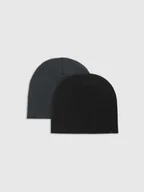 Czapki dla dzieci - Czapka Dziecięca Beanie Dwustronna Dwukolorowa ACAPU505 SS25 - miniaturka - grafika 1