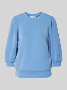 Bluza z prążkowanymi wykończeniami model ‘TENNY’ - Bluzy damskie - miniaturka - grafika 1