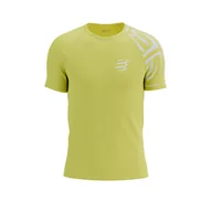 Bielizna sportowa męska - COMPRESSPORT Koszulka biegowa z krótkim rękawem TRAINING SS T-SHIRT green sheen - miniaturka - grafika 1