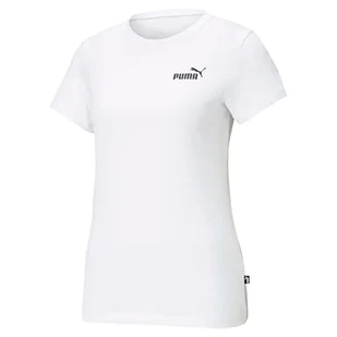 PUMA Koszulka damska Essential, biały, XS - Koszulki i topy damskie - miniaturka - grafika 1