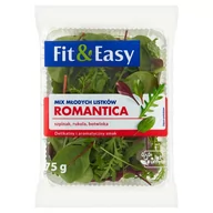 Mieszanki warzywne, sałatki - Fit & Easy Mix młodych listków romantica 75 g - miniaturka - grafika 1