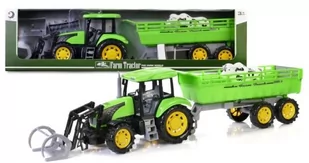 Artyk Traktor z przyczepą 79cm zielony 159657 - Samochody i pojazdy dla dzieci - miniaturka - grafika 2