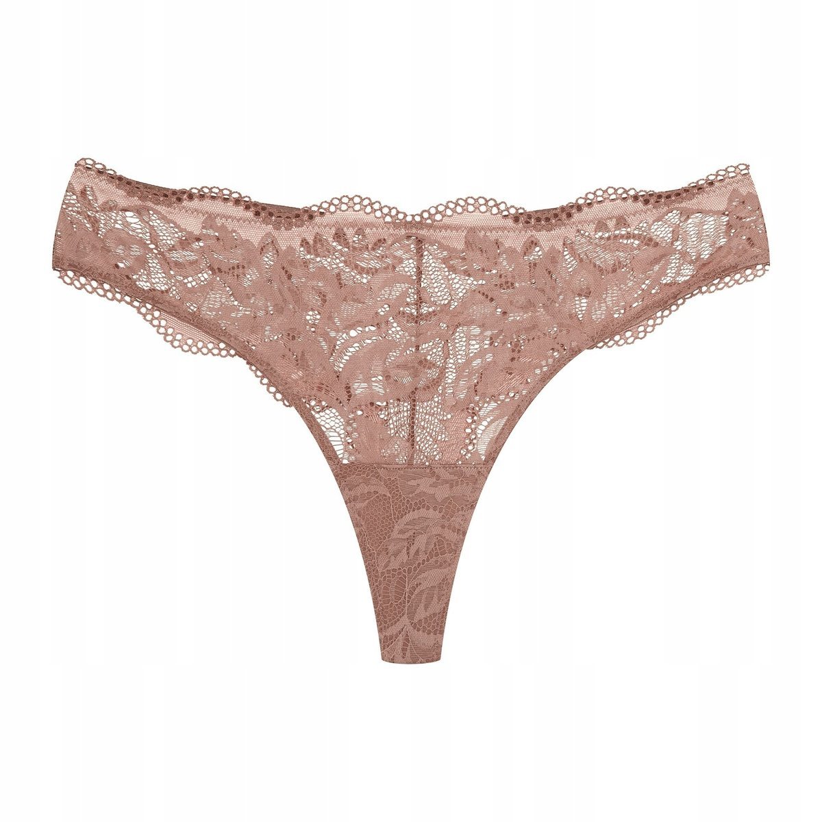 Majtki stringi Kavi Esotiq jasno-brązowy M