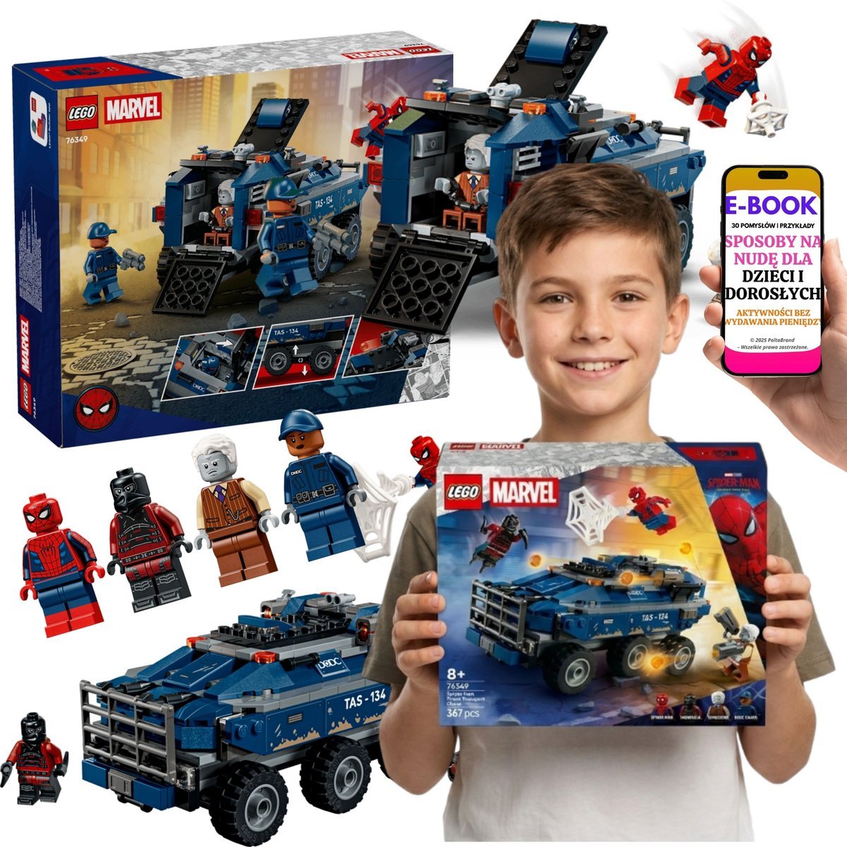 LEGO Marvel Spider-Man Tombstone Tarantula (76349) + E-BOOK-3