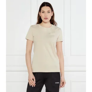 Armani Exchange T-shirt Regular Fit - Koszulki i topy damskie - miniaturka - grafika 1
