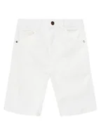 Spodenki damskie - Guess Szorty jeansowe L4RD11 WE620 Biały Regular Fit - miniaturka - grafika 1
