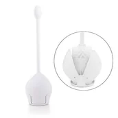 Akcesoria do wc - Szczotka toaletowa do wc Lotus biała - miniaturka - grafika 1