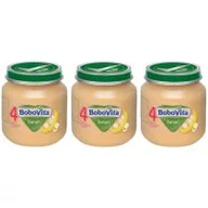 Desery dla dzieci - BoboVita Banan po 4. miesiącu Zestaw 3 x 125 g - miniaturka - grafika 1