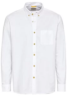 camel active Męska koszula 409111/1S01, biała, XL, biały, XL - Koszule męskie - miniaturka - grafika 1
