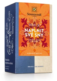 Sonnentor - Happiness is® spełnianie marzeń, herbata w torebkach, ekologiczna, 18 szt. - Herbata - miniaturka - grafika 1