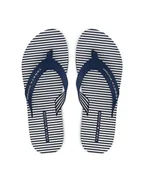 Klapki i japonki damskie - Tommy Hilfiger Japonki Th Ithaca Stripe Summer Sandal FW0FW09192 Granatowy - miniaturka - grafika 1