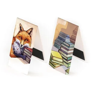 Molom Zakładka magnetyczna - Lis - gadżet - Zakładki do książek - miniaturka - grafika 1