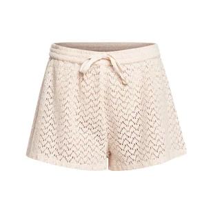 Damskie Spodenki ROXY SUNSET RIDERS ERJX603396-TEH0 – Beżowy - Spodenki damskie - miniaturka - grafika 1