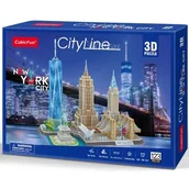 Puzzle - Cubicfun Puzzle 3D City Line New York City 123 - miniaturka - grafika 1