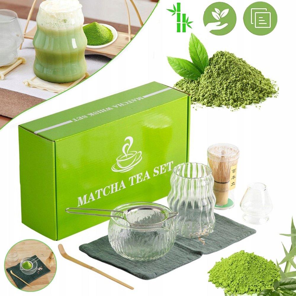 Zestaw Do Herbaty Matcha Zestaw Do Herbaty Matcha Trzepaczka Matcha Sitko