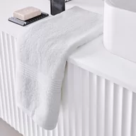 Ręczniki - Ręcznik 450 Gramów 100% Bawełny Frotte. 70X130Cm Biały - miniaturka - grafika 1