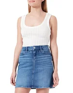 Koszulki i topy damskie - Naf Naf T-shirt damski, kość słoniowa, S - miniaturka - grafika 1