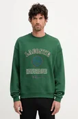 Bluzy męskie - Lacoste bluza bawełniana męska kolor zielony z aplikacją SH5888 - miniaturka - grafika 1