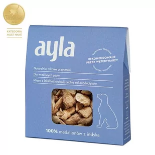 AYLA Medaliony z indyka Nature Liofilizowany przysmak dla psa - Przysmaki dla psów - miniaturka - grafika 1